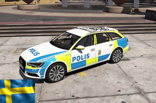 Swedish Audi A6 Police