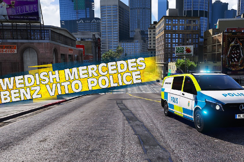 Swedish Mercedes Benz Vito Police