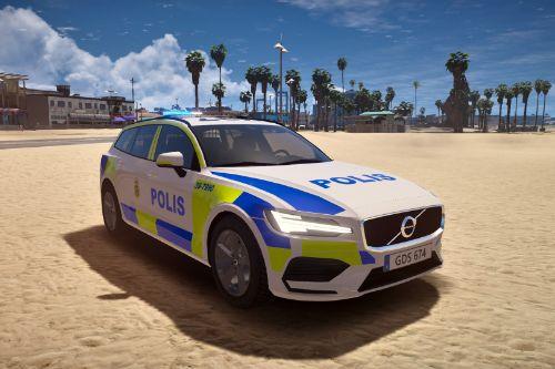 Swedish Police 2019 Volvo V60 PACK