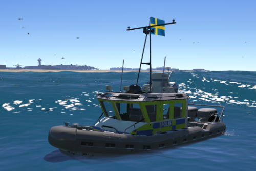 Swedish Police boat