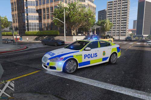 Swedish Police Jaguar XFR