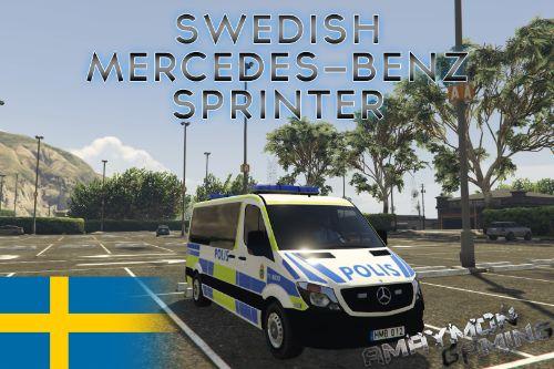 Swedish Police Mercedes Sprinter