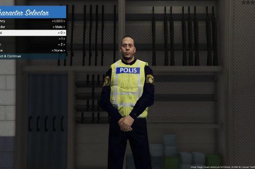 Swedish police uniform