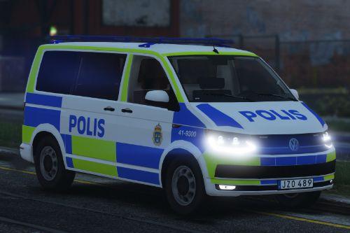 Volkswagen T6 Multivan Swedish Police