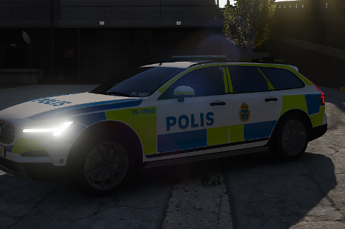 Volvo V90 CC | Swedish Police Paintjob