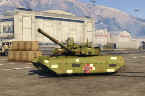 T-84 BM "Oplot"  (Ukrainian colors)