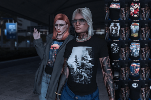 t-shirt print  | textures | for MP female