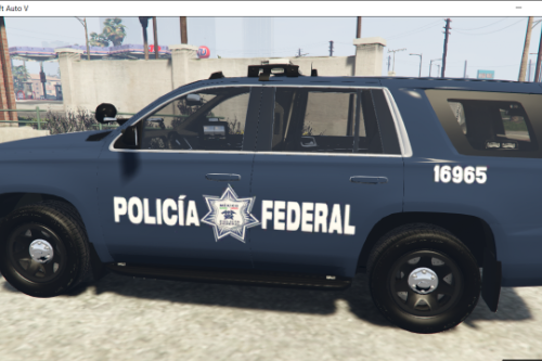 Tahoe Policia Federal Mexico