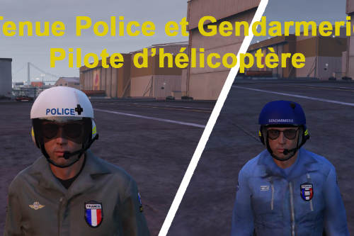 Tenue pilote hélicoptère Gendarmerie ou Police