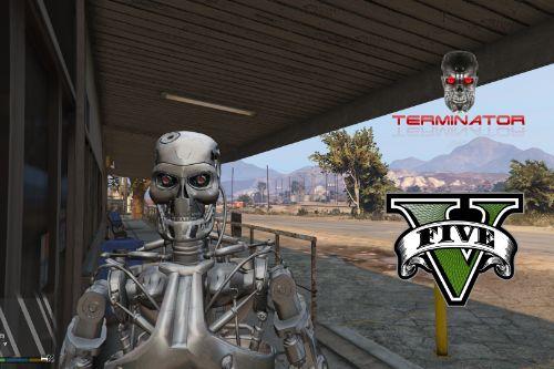 GTA 5 PC Mods - NEW Terminator Skin Mod Showcase! GTA 5 Model Mods! (GTA V  PC) 