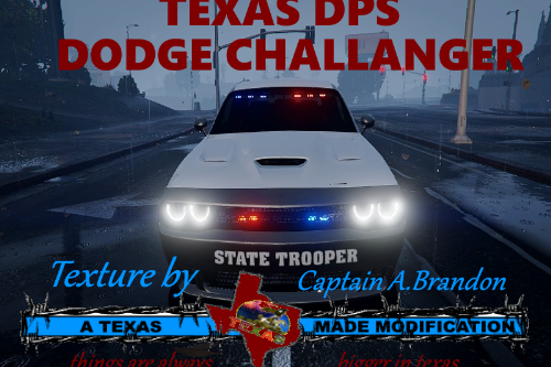 Texas DPS 2016 Challenger SRT PotatoCat