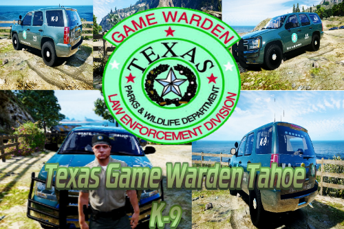 Texas Game Warden Slicktop K-9 Tahoe