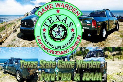 Texas State Game Warden Dodge Ram & Ford F150
