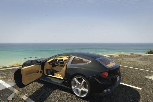 Gold Leather Ferrari FF Textures