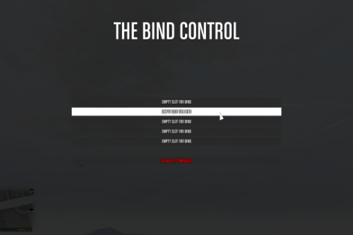 The Bind Control