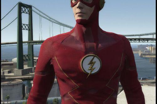 The Flash (Season 5) Re-texture/ Golden boots