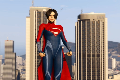 The Flash Supergirl [Add-On Ped/Cloth Physics]