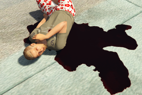 The Last Of Us Blood Pool Style