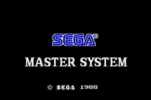 The Sega Master System Boot Screen
