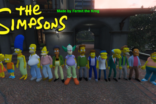 The Simpsons Pack [Add-On Ped]