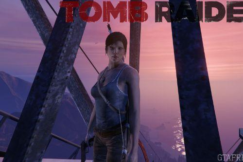 Tomb Raider Lara Croft Ped+ Real Head + Accessories