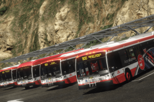 Toronto Transit Commission Novabus LFS Bus Pack - Part 2 [Add-On] 