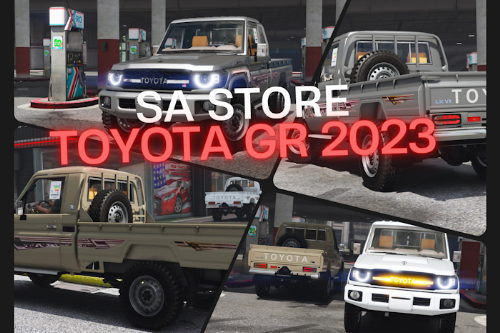  Toyota Land Cruiser ( 70 Series ),GR 4WD 2023 [Add-On | Animated Lights]