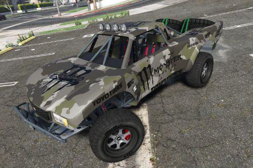 Trophy Truck Semi-Transparent Monster Camo (any color)