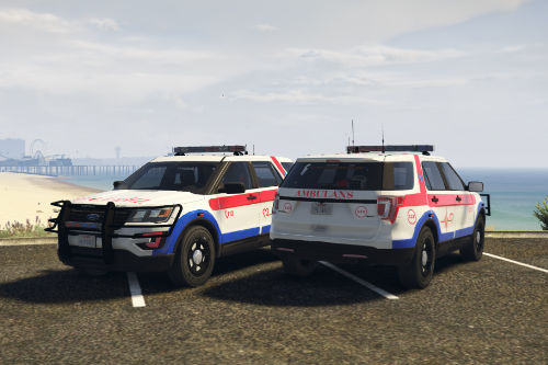 Türk Ambulans Livery (Ford Explorer) Re-texture