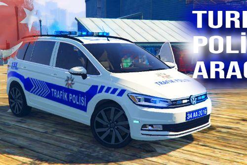 Türk Polis Aracı Volkswagen Touran (Turkish Police Car/Replace)