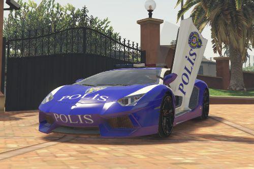 Turkish Police - Lamborghini Aventador Polis Skin