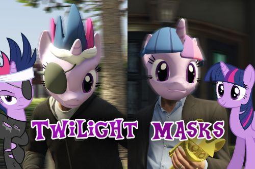 Twilight/Solid Sparkle Mask