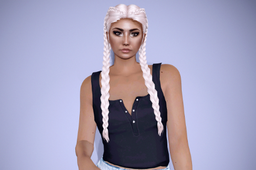Two braids hairstyle for MP Female