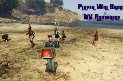 Ultimate GTA V Tourist - Bring the TV to the Beach!