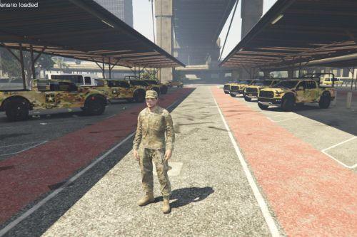 United States of Army Paintjob for Ford Raptor 2017