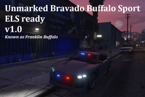 Unmarked FIB Buffalo S (Franklin car) | ELS ready | add-on