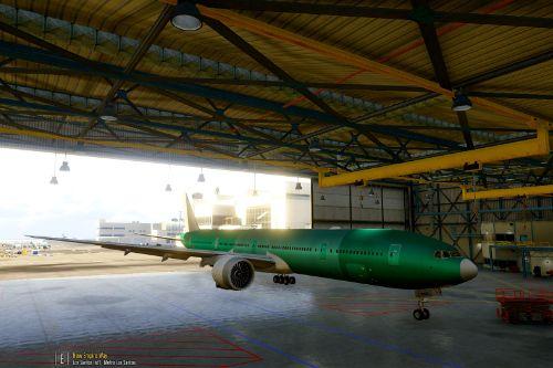 Unpainted Boeing 777-300ER Livery