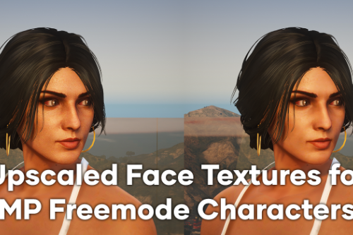 Upscaled Face Textures for MP Male / Female