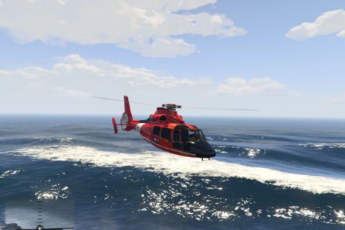 US Coast Guard MH-65 Dolphin Skins LS and LA Versions [4K]