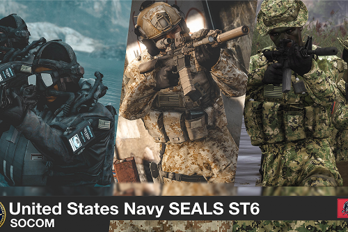 US Navy Seals, SOCOM Diver (Addon Ped/Replace Ped)(5 Camos)