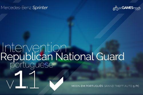 Portuguese National Republican Guard - Intervention Van - Mercedes Sprinter [Replace]
