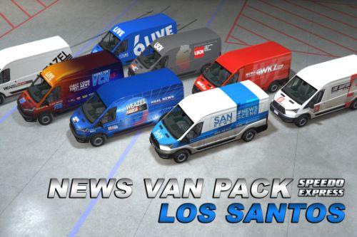Vapid Speedo Express - Newsvan Liveries Pack Los Santos