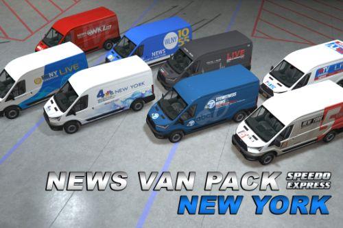 Vapid Speedo Express - Newsvan Liveries Pack New York