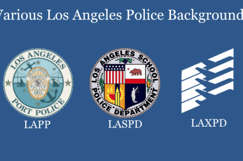 Various Los Angeles Police Computer+ Backgrounds