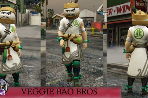 Veggie Bao Bros Fortnite [Add-On Ped / FiveM]