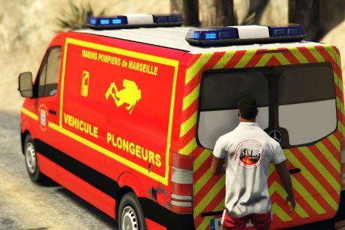 Véhicule Plongeurs Marins pompiers de Marseille (Sapeurs pompiers)