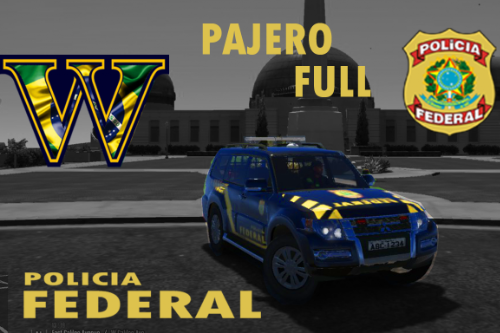 Viatura Polícia Federal Brasileira PF Mitsubishi Pajero Full - Brazilian Federal Police (FBI)