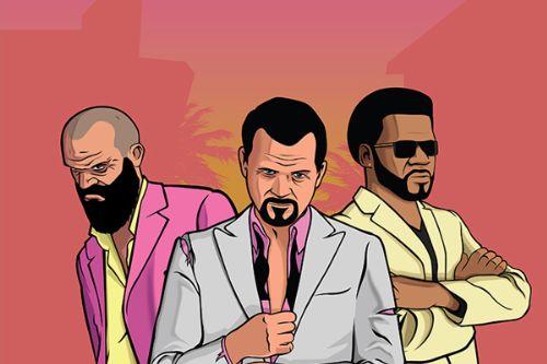 Vice City Nights inspired characters