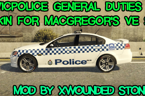 Victoria Police - General Duties Skin for Macgregor's VE SS