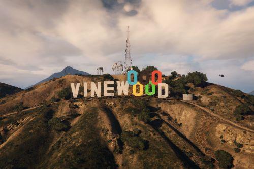 Vinewood Olympic Games 2028 sign 